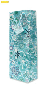 Пакет подарочный Морозные снежинки  ПП-6755