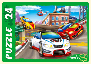 МАКСИ-ПАЗЛЫ 24 элемента. СКОРОСТНЫЕ ГОНКИ (Арт. ПУ24-0614)