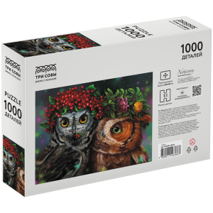 Пазл  1000 эл. ТРИ СОВЫ /Совы/ ПК1000_48366