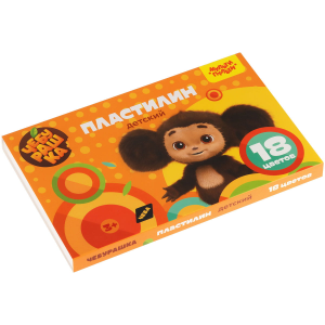 Пластилин Мульти-Пульти /Чебурашка/, 18 цветов, 270г, со стеком, картон ДПЧБ_53012