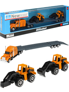 Автовоз /Рабочая техника / 3 вида микс 32х4х9 см (Арт. 1498377)