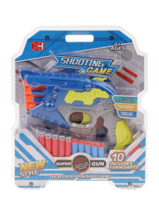 Бластер, в комплекте: м/пули 10шт.