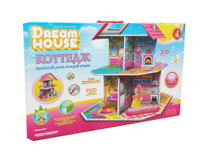 Кукольный домик быстрой сборки. Dream House. /Коттедж/