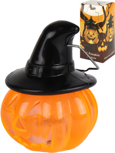 Светильник декоративный.  на батарейках./Мисис тыква/(батарейки 2*АА,не в комплекте)9,5 см.ПВ-7356