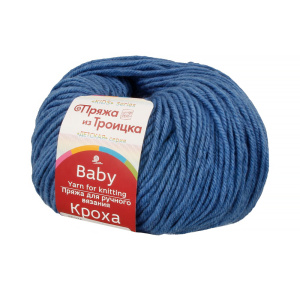 Пряжа из Троицка   /Кроха/   80% акрил, 20% шерсть   10 шт. х  50 г  135 м №256 св.джинса