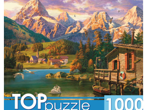TOPpuzzle. ПАЗЛЫ 1000 элементов. ФТП1000-9942 Доломитовые Альпы