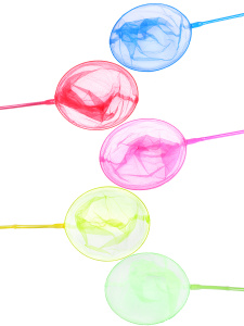 Сачок (100х28 см) КРУГ large, 7 цветов в ассортименте (Арт. 2019-820)