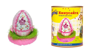 НашаИгрушка/Набор д/дет.тв./Кинусайга 3D Декоративное яйцо/