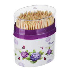 Зубочистки тм VETTA, бамбук, пластиковая упаковка, 300шт (10702070/240925/5335132, Китайская Народна