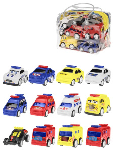Машинки инерционные (12 машинок, 12х5х10 см, в сумке) (Арт. 2390083)