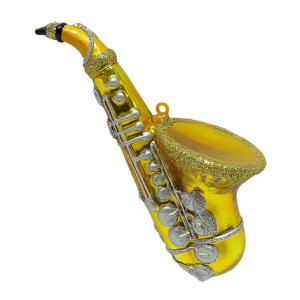 Саксофон (стекло) 5,5х4,5х13,5 см