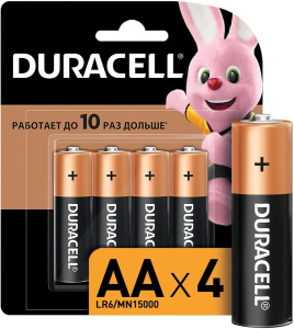 Батарейка Duracell  NEW LR06  MN1500  BL-4 бат. BASIC CN 1/48/192/18816