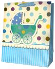 Пакет подарочный /КОЛЯСКА/, 26*32*12, гол.
