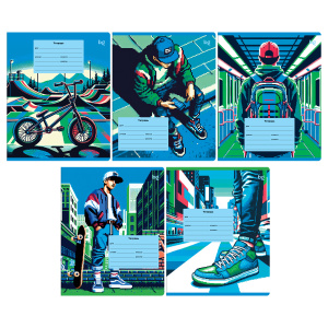 Тетрадь 12л., клетка BG /Пиксели/ Т5ск12 62761