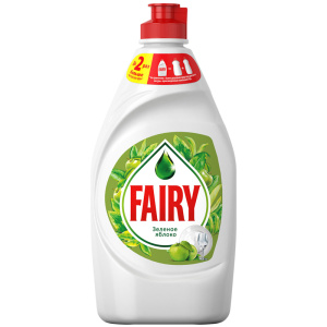 Средство для мытья посуды Fairy /Зеленое яблоко/, 450мл