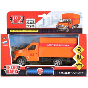 МАШИНЫ металл ГАЗОН NEXT 14,5см, откр.дв., баг., инер.+машин.7,5см, 