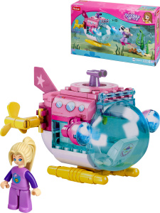 Конструктор пластиковый Sluban Розовая мечта. Подводная лодка (117 дет., 1 фигур.) (Арт. M38-B0921D)