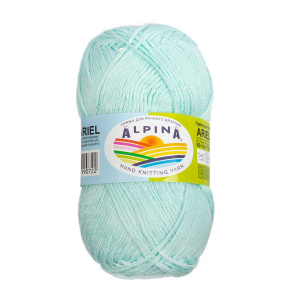 Пряжа ALPINA /ARIEL/   98% акрил, 2% пайетки     50 г  150 м ± 10 м 09 св.мятный (10702070/190221/00