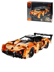 Конструктор пластиковый /Гоночный машина и мотоцикл/ 2 в 1 (арт.5828IMM)