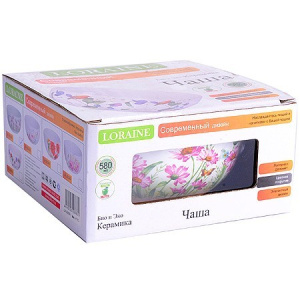 Супница 580мл /Цветы/ LR (х36)