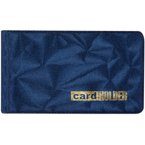 Визитница карманная OfficeSpace на 20 визиток, 65*110мм, ПВХ, синий 260771