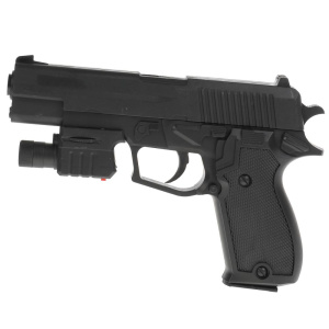 Пистолет с лазер. прицелом в пак. 