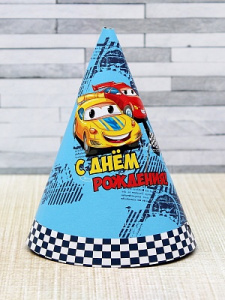 Колпак /Гонки/ (16 см, 6 шт, без хэдера) ШН-6894