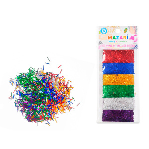 Набор блёсток декоративных  №5, 6 цветов х 3 г, европодвес