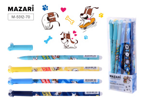 Ручка гелевая со стираемыми чернилами GAFFLAND, СИНЯЯ, игольчатый пиш.узел 0.5мм,термочувствительные