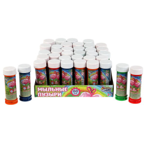 Мыльные пузыри фламинго 60мл ИГРАЕМ ВМЕСТЕ уп-36шт в кор.6уп