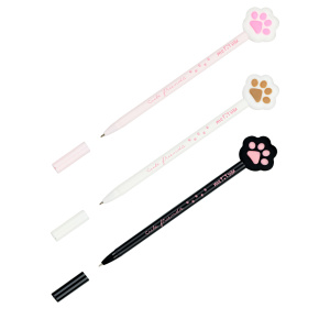 Ручка шариковая MESHU /Cute Paws/ синяя, 0,5мм, корпус ассорти MS_51300 (10702070/111224/5167492/1, 