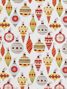 Бумага оберточная Новогодний миг для сувенирной продукции в рулонах, с полноцветным декоративным рис