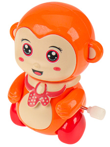 Заводная игрушка /Обезьянка/ (27,5х20,5х9 см), (в пакете, цвет-микс) (арт. 1989815)