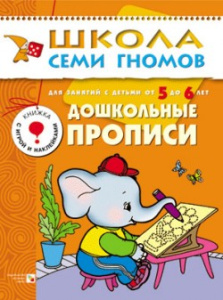 ШСГ. Шестой год обучения. Дошкольные прописи. Для занятий с детьми от 5 до 6 лет. Денисова Д.