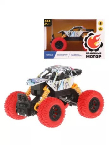 Монстр трак, мет., ин.мех-зм 4х4, пружинные амортизаторы, открываются двери