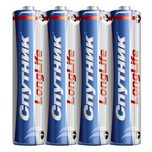 Элемент питания Спутник LongLife R03/4S/60