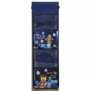 Органайзер для мелочей 24х80см 5 карманов подвесной крепление на резинке для шкафчика в дет.сад  -По