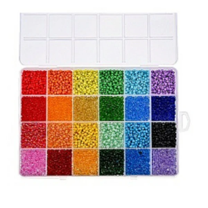 Набор бисера для творчества, 4 мм, ПВХ-упаковка