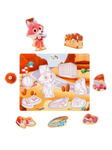 Вкладыши. Цветняшки  /Спортивная тренировка Лисенка Айяяй/