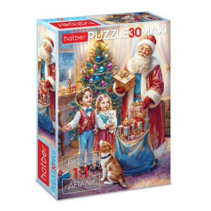 ПАЗЛЫ для детей 30 элементов А4ф 210х290мм  MAXI-Время чудес-