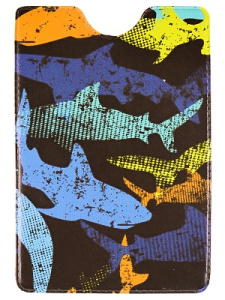 Обложка на пропуск /Арт-акулы/ ОП-4866