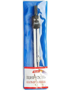 Циркуль 135мм сгибаемая ножка Hatber в инд.упак.с европодвесом