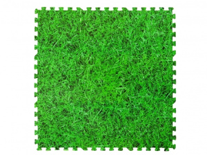 Коврик-пазл (детский) (30x30x1 см) ТРАВА (9 шт.) (в слюде) (Арт. AN03077)