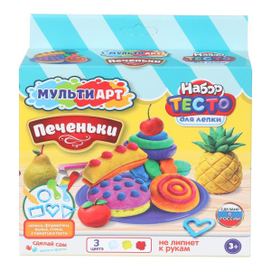 Набор для лепки печеньки, 18 см MultiArt в кор.11шт