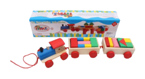 Развивающая игрушка паровозик /Цвета и формы/