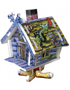 УмБум/Модели/БумажныеИгрушки(сборные)/(мини) /Избушка/. Материал: картон + изолон/