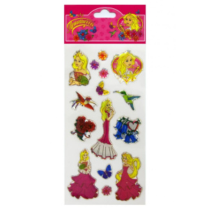 Sticker Детские стикеры-значки, жесткий пластик на основе эпоксидной смолы . Ассорти.