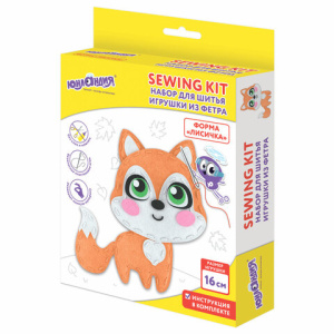 Набор для шитья игрушки из фетра /Лисёнок/, ЮНЛАНДИЯ, 664491