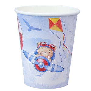 Стаканы бумажные Мишки в полёте (250 мл, 6 шт),флоупак СТ-2117