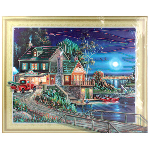 DV-12412-25 Алмазная живопись /Darvish/ 40*50см  Лунная ночь